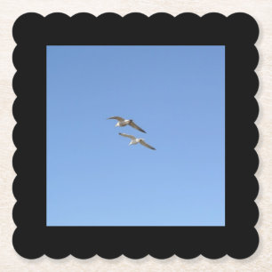 Dessous-de-verre En Papier Mouettes volantes -