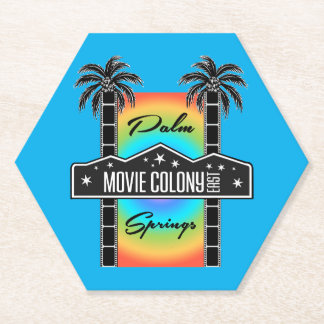 DESSOUS-DE-VERRE EN PAPIER MOVIE COLONY EST