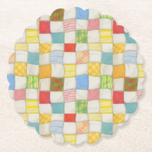 Dessous-de-verre En Papier NAPPE DÉJANTÉE Dessous de verre en papier à motif 