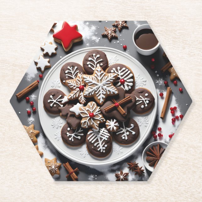 Dessous-de-verre En Papier navidad 1 - 001 (Devant)