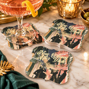 Dessous-de-verre En Papier New Orleans After Dark Jazz Social Club