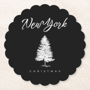 Dessous-de-verre En Papier Noël à New York