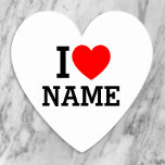 Dessous-de-verre En Papier Nom du coeur<br><div class="desc">Inscrivez votre nom ou votre texte sur le nom Section.</div>