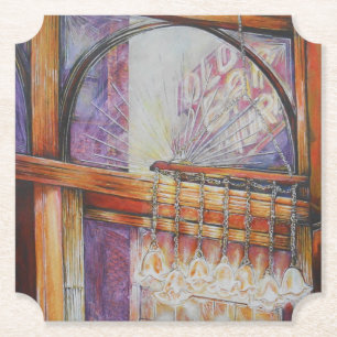 Dessous-de-verre En Papier Nous sommes tous des papillons de nuit volant auto