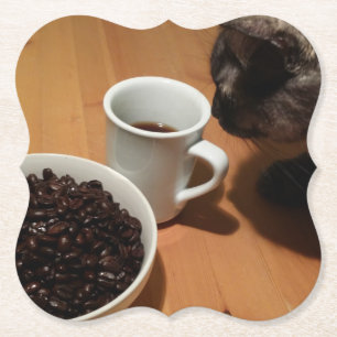 Dessous-de-verre En Papier NOUVEL éditeur Dessous de verre de chat par RoseWr