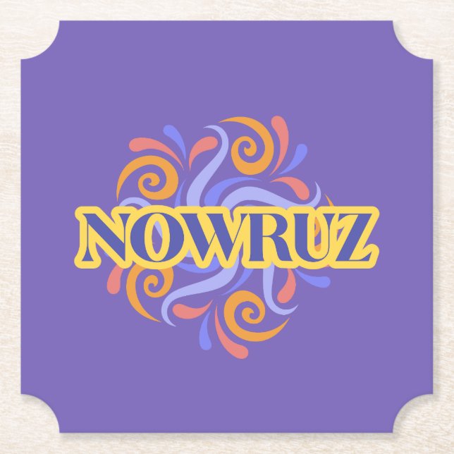 Dessous-de-verre En Papier Nowruz (Devant)