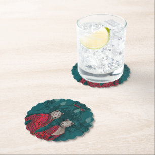 Dessous-de-verre En Papier objet_20_une femme, un homme_2