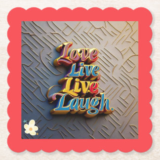 Dessous-de-verre En Papier "OEuvre murale à âme"