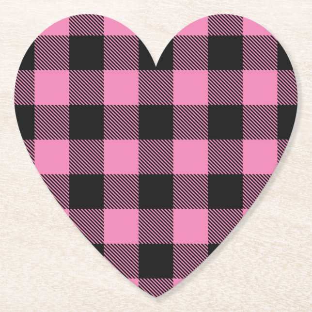 Dessous-de-verre En Papier Oh Deer Baby shower rose (Devant)