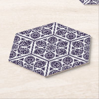 Oriental bleu turc Rosette géométrique Vector Art