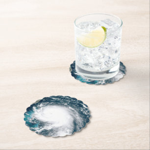 Dessous-de-verre En Papier Ouragan au large des côtes de Floride