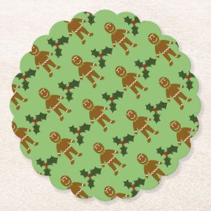 Dessous-de-verre En Papier Pain d'épices Dessous de verre de Noël