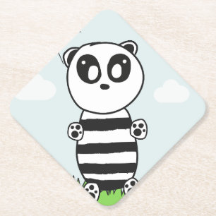 Dessous-de-verre En Papier Panda Kids