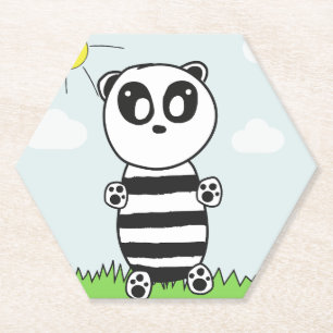 Dessous-de-verre En Papier Panda Kids