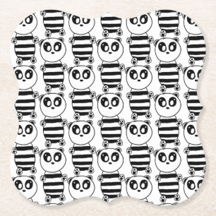 Dessous-de-verre En Papier Panda Kids