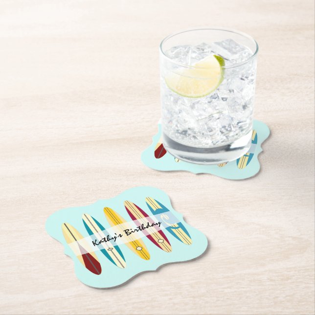 Dessous-de-verre En Papier Panneaux vintages (En situation)