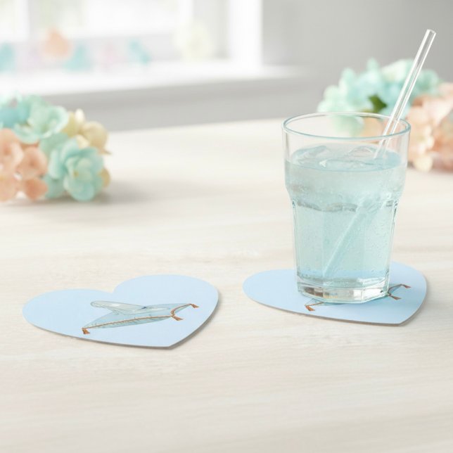 Dessous-de-verre En Papier Pantoufle de verre (Créateur téléchargé)
