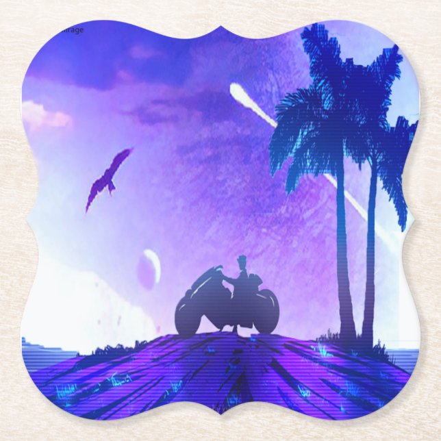 Dessous-de-verre En Papier Paper Coaster (Devant)