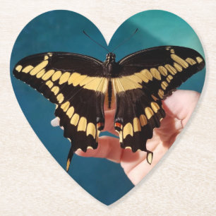 Dessous-de-verre En Papier Papillon Grand Porte-queue