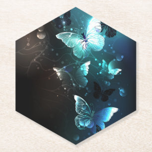 Dessous-de-verre En Papier Papillons de nuit