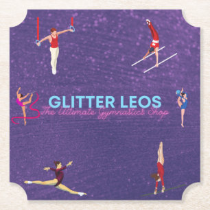 Dessous-de-verre En Papier Parties scintillant Leo's - The Ultimate Gymnastic
