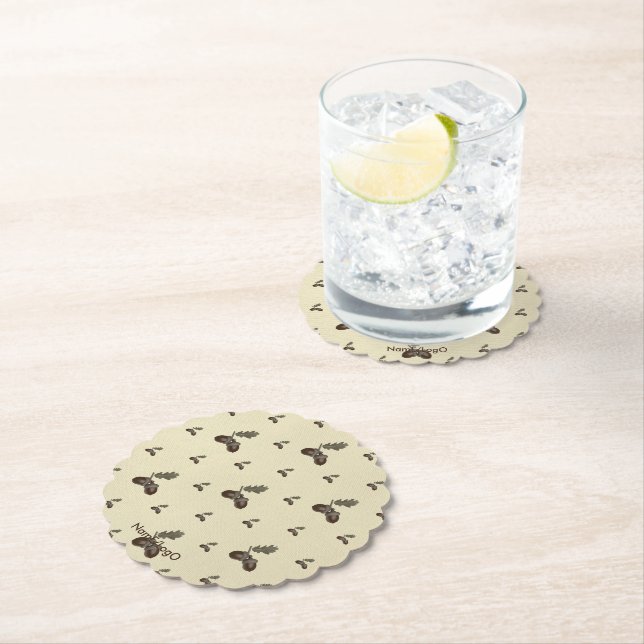 Dessous-de-verre En Papier pattern_4_gland_2 (En situation)