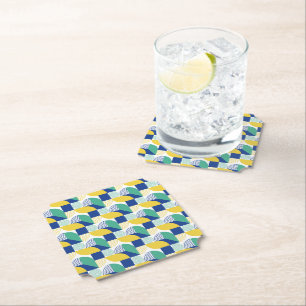 Dessous-de-verre En Papier Patters bleus