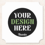 Dessous-de-verre En Papier personnalisé, unique, élégant et minimaliste kiss<br><div class="desc">Ce design est accessible à tous. N'hésitez pas à personnaliser le logo,  les images,  le texte et les couleurs selon vos préférences. Merci beaucoup.</div>