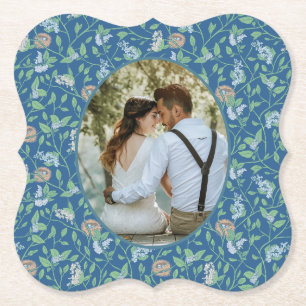 Dessous-de-verre En Papier Photo de la Reine de la Nid de Rouge-gorge de la F