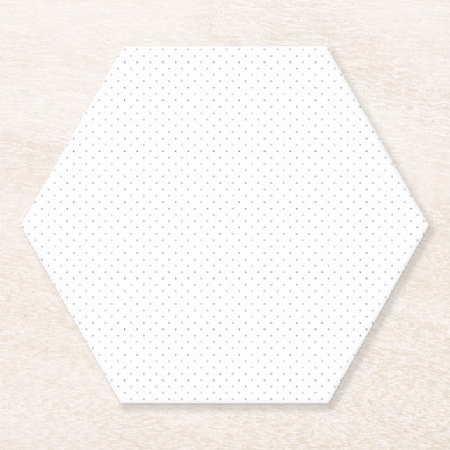 Dessous-de-verre En Papier Point, Fumée blanche (Devant)