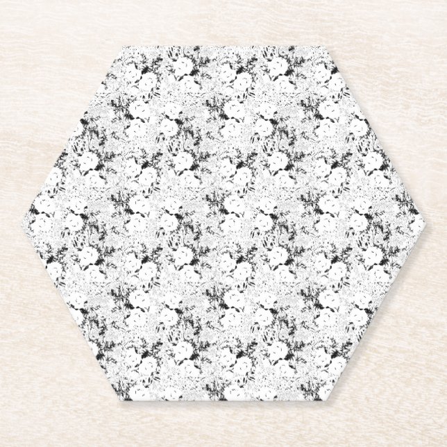 Dessous-de-verre En Papier Point, Vache Noire (Devant)