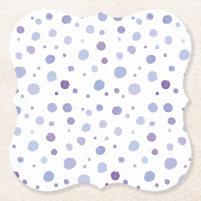 Dessous-de-verre En Papier pois peint à la main (Devant)