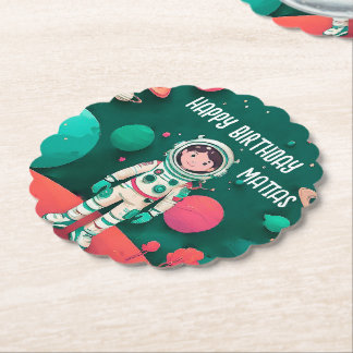 Dessous-de-verre En Papier Posavasos cumpleaños personalizado