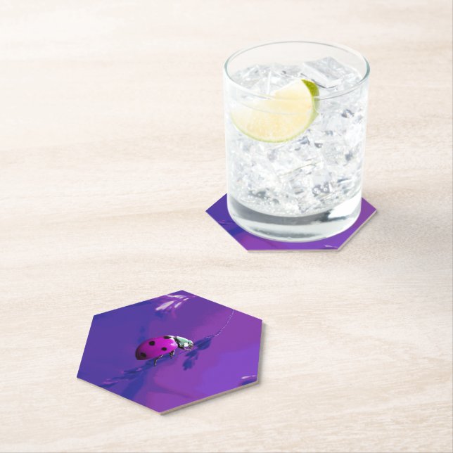 Dessous-de-verre En Papier Poupée Ladybug (En situation)