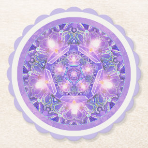 Dessous-de-verre En Papier Pourpre W1