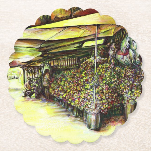 Dessous-de-verre En Papier Pris la possession d'options (Devant)