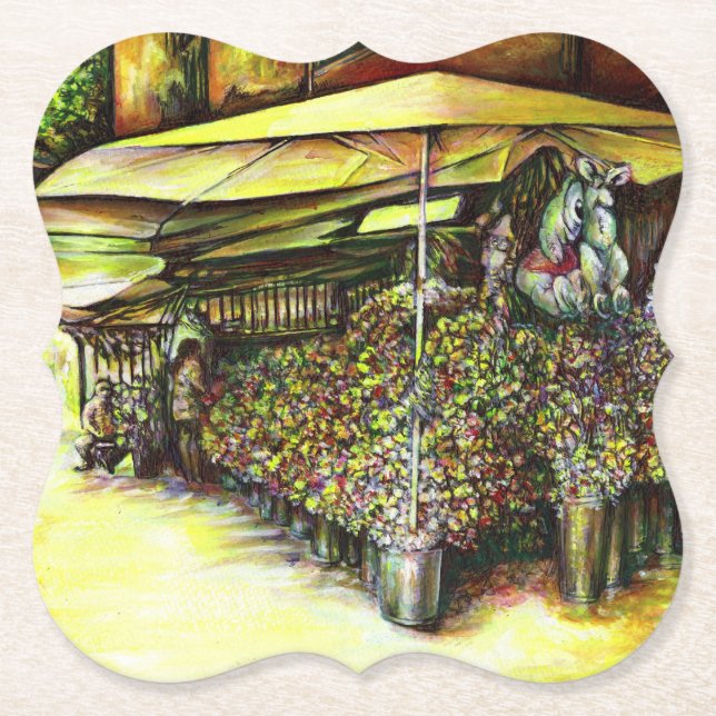 Dessous-de-verre En Papier Pris la possession d'options (Devant)