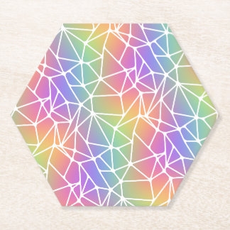 Dessous-de-verre En Papier prisme synapse net - toile arc-en-ciel :