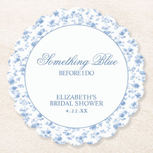 Dessous-de-verre En Papier Quelque chose de bleu avant que je fasse une éléga