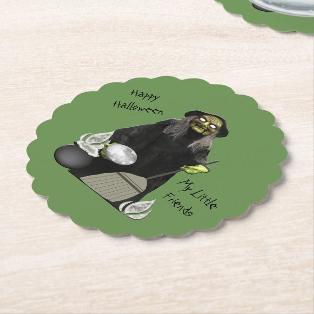 Dessous-de-verre En Papier Rainee Brew de Witch (Incliné)