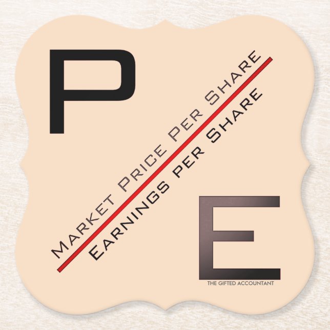 Dessous-de-verre En Papier Rapport P/E (Devant)