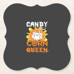 Dessous-de-verre En Papier Reine de Maïs en Sucre Halloween Chauves-Souris Fa