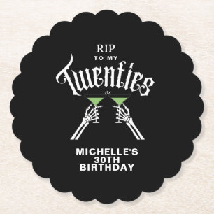 Dessous-de-verre En Papier Repose branchée sur My Twenties 30th Birthday Part