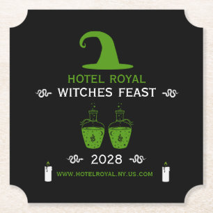 Dessous-de-verre En Papier Restaurant Et Hôtel Halloween Repas Événement