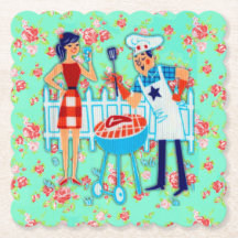 Rétros dessous de verre de fête des pères