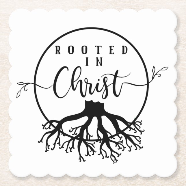 Dessous-de-verre En Papier Rooted in Christ (Devant)