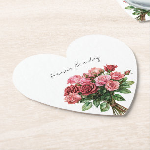 Dessous-de-verre En Papier Roses roses roses roses roses rouges roses romanti