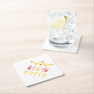 Dessous-de-verre En Papier Sa Reine