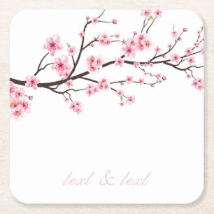 Dessous-de-verre en papier: SAKURA CHERRY BLOSSOMS
