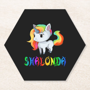 Dessous-de-verre En Papier Shalonda Unicorn